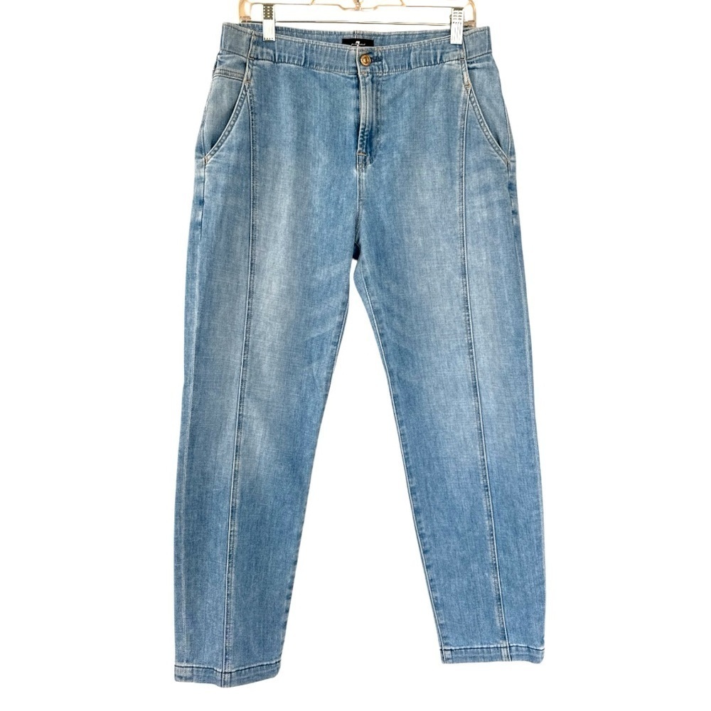 7 For All Mankind Jogger Elastic Waist Jeans Size 30